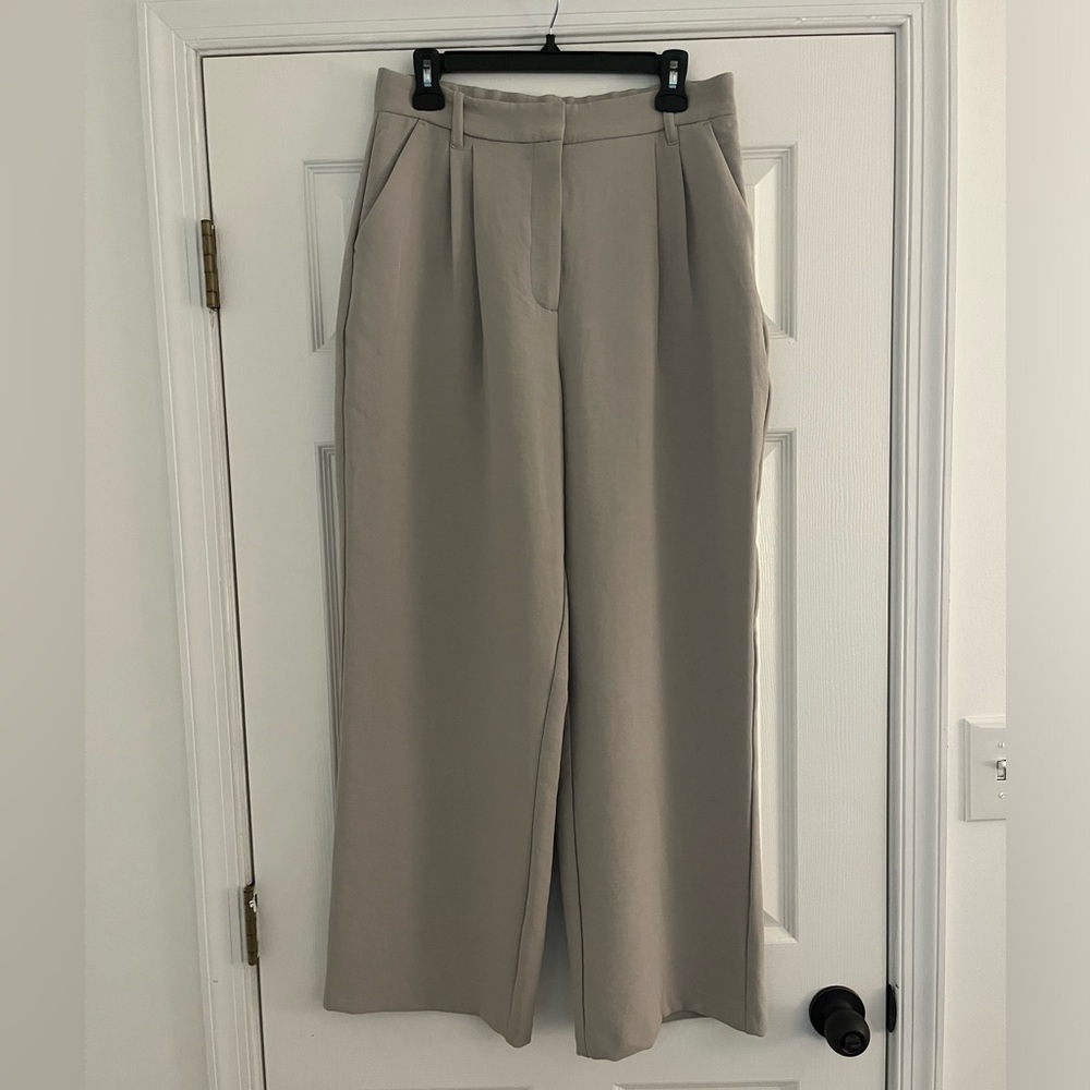 A&F sloane pants, 12, light gray